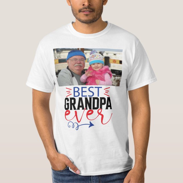 Meilleur T-shirt grand-père (Devant)