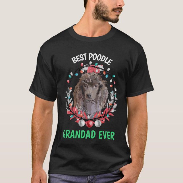 Meilleur T-Shirt Jamais Poodle Grand (Devant)