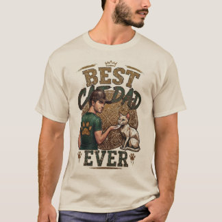 Meilleur T-Shirt Papa Chat
