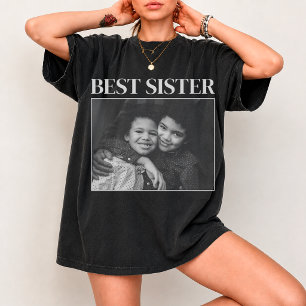 Meilleur T-Shirt Personnalisé avec Photo pour Sœur