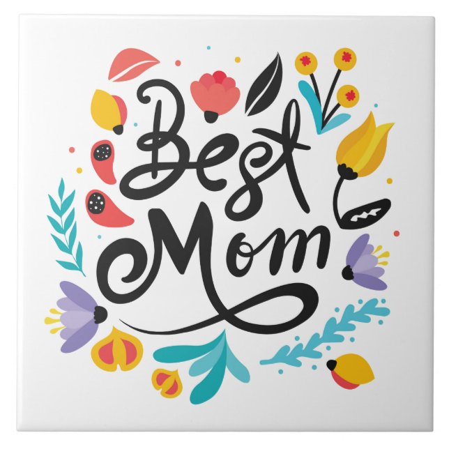Meilleur Trivet De Carreaux Maman (Devant)