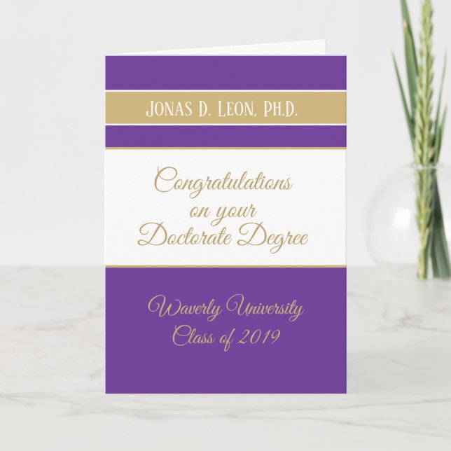 Meilleur Vendeur ! Carte de diplôme de doctorat (d (Devant)