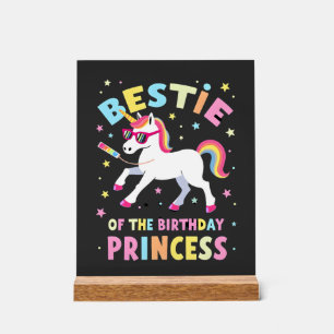 Meilleure amie de la princesse de l'anniversaire f