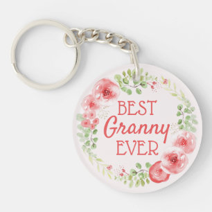 Meilleure aquarelle Granny Ever Fleur Wreath