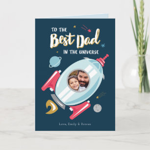 Meilleure carte de Fête des pères Universe