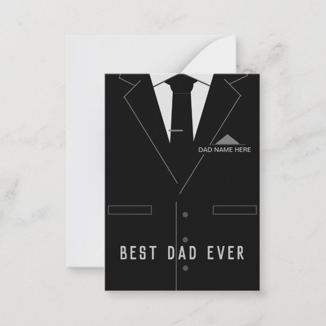 Meilleure carte de la fête des pères DAD Ever - Vo (Devant)