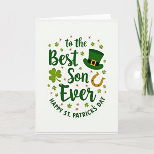 Meilleure Carte de la Saint-Patrick pour Fils