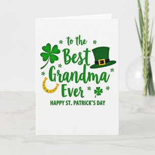 Meilleure carte de la Saint-Patrick pour grand-mèr