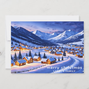 Meilleure Carte de Noël, Blanche-Neige Pays de Mer