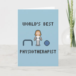 Meilleure carte de voeux physiothérapeute du monde