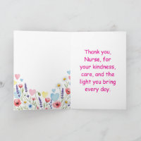 Meilleure carte de vœux pour infirmière