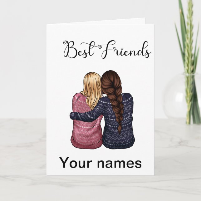 Meilleure carte des amis (Devant)