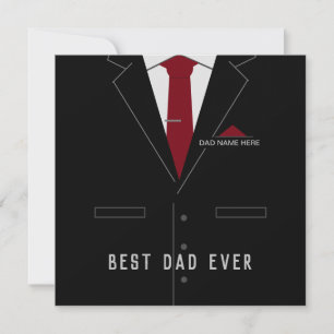 Meilleure carte Fête des pères DAD Ever - Personna