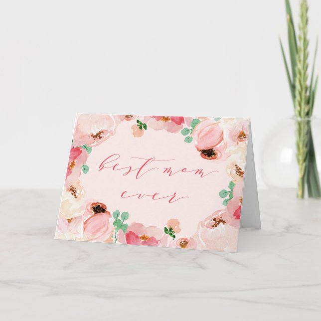 Meilleure carte mère | Carte de fête des mères (Devant)