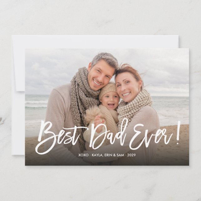 Meilleure carte photo de fiction d'honneur le jour (Devant)