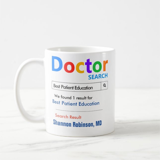 Meilleure éducation des patients Mug cadeau (Gauche)