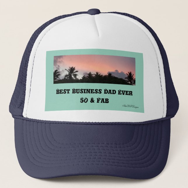 Meilleure entreprise papa Ever 50 & Fab Casquette  (Devant)