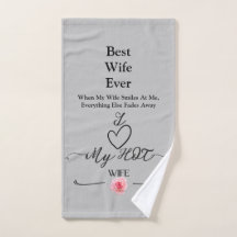 Meilleure Épouse du Monde | Cœur en Or Rose Romant