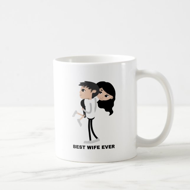 meilleure femme jamais café Mug (Droite)
