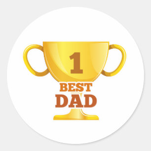 Meilleure Fête des pères papa heureux   Sticker