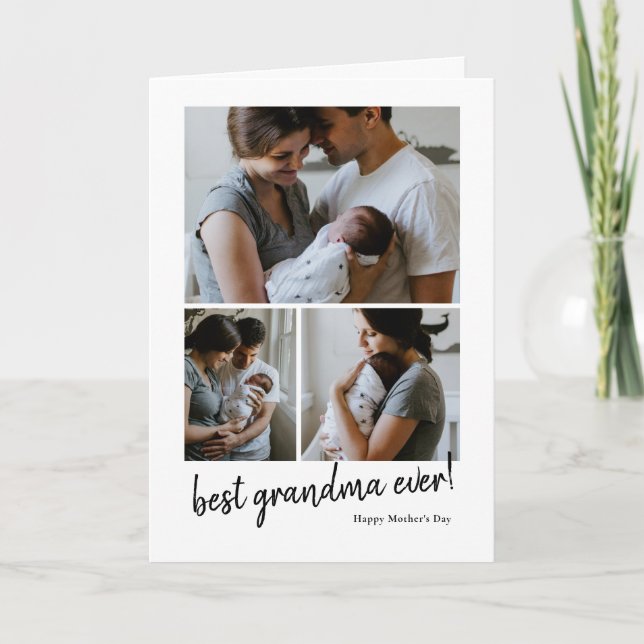 meilleure grand-mère jamais photo carte Fête des M (Devant)