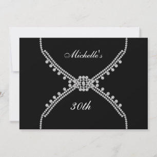 Meilleure invitation de fête d'anniversaire noire