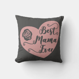 Meilleure Mama Jamais Décor Lance Oreiller