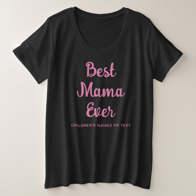 Meilleure Mama jamais femmes Modèle de typographie (Design devant)