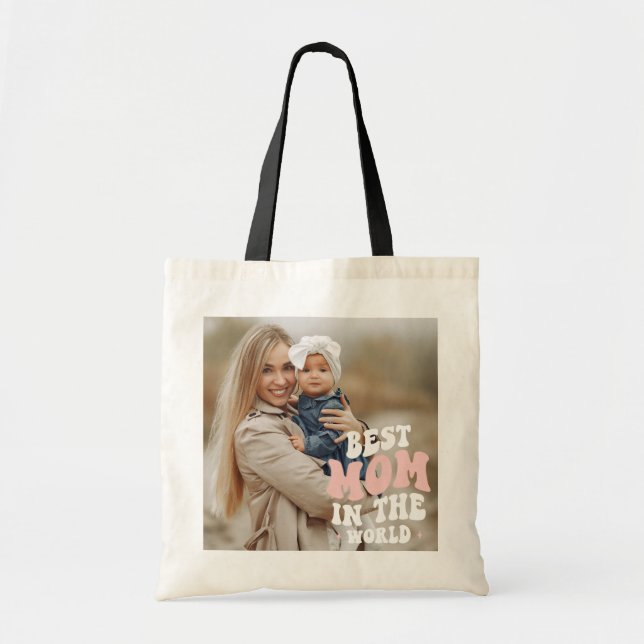 Meilleure maman au Sac fourre-tout photo mondial (Devant)