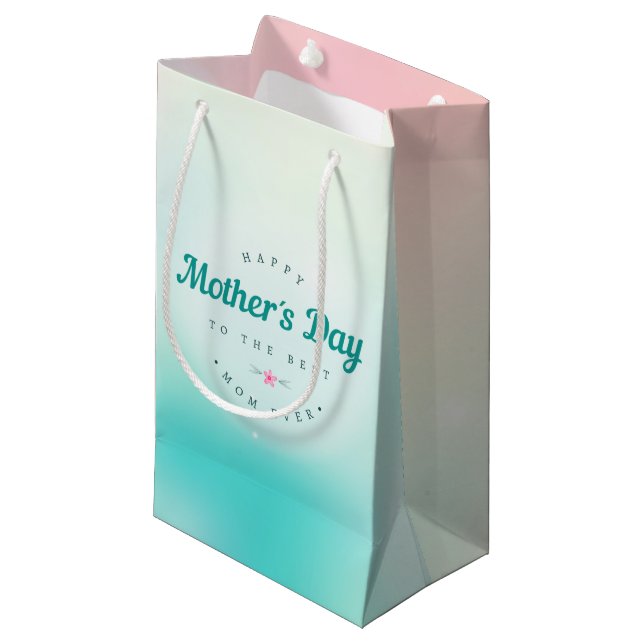 Meilleure maman Bonne fête des mères | Sac cadeau (Devant Angle)