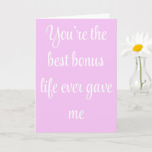 Meilleure Maman de Bonus Citation d'Amour Carte Si