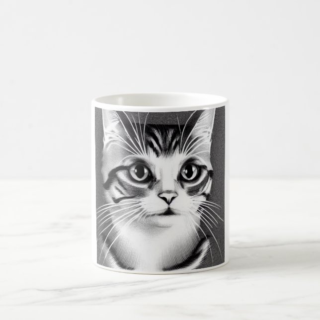 Meilleure maman de chat tasse personnalisée chatte (Centre)