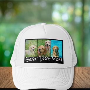 Meilleure maman de chien 3 Photo Collage Casquette