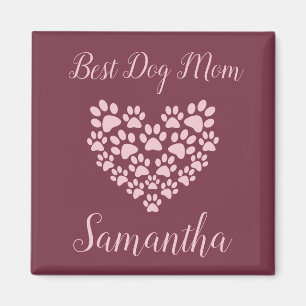 Meilleure maman de chien aimant personnalisé marro