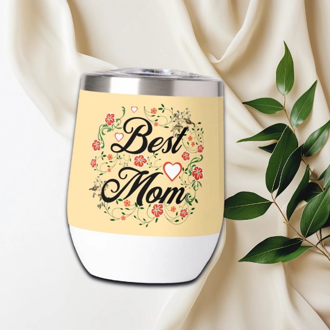 Meilleure Maman Design Floral Élégant (Créateur téléchargé)