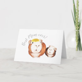Meilleure Maman du Monde ! Carte de fête des mères
