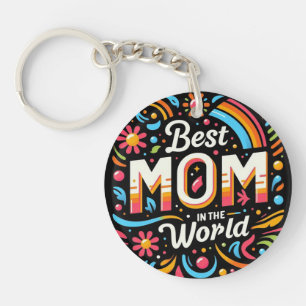 Meilleure Maman du Monde - Floral Vibrant et Arc-e