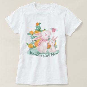 Meilleure maman du monde - Maman lapine et T-shirt