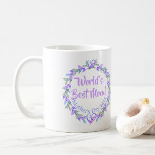 Meilleure maman florale Mug cadeau du monde