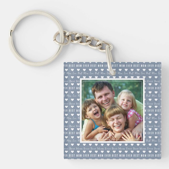 Meilleure maman jamais bleu photo Fête des mères (Devant)