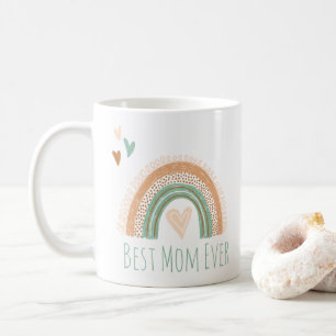 Meilleure maman jamais Boho Rainbow Coffee Mug