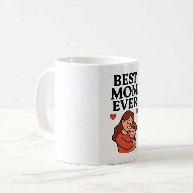 Meilleure Maman Jamais Café Mug Cadeau (Devant gauche)