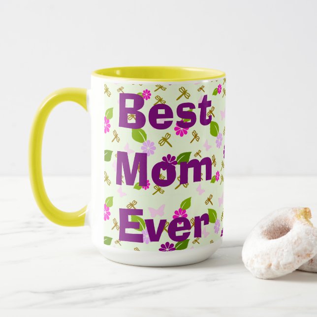 Meilleure Maman Jamais Café Mug La Fête des Mères  (Avec donut)