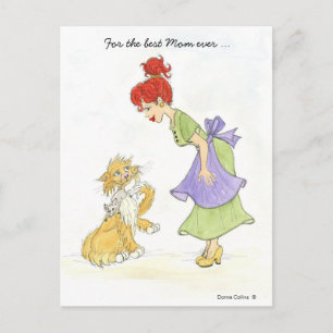 Meilleure maman jamais carte postale Fête des mère
