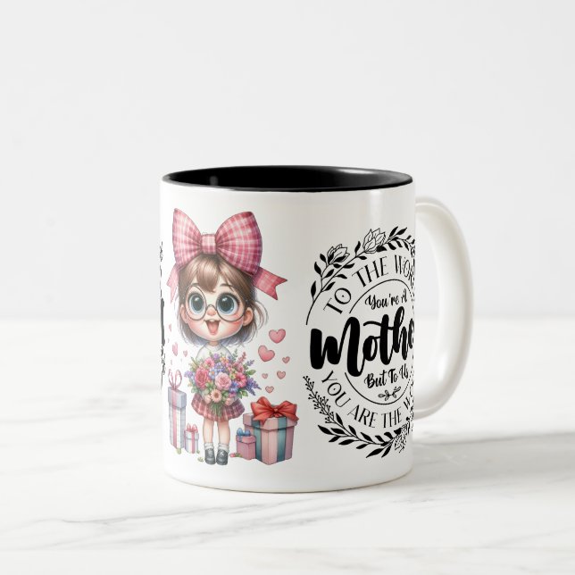 Meilleure maman jamais Mug (Devant droit)