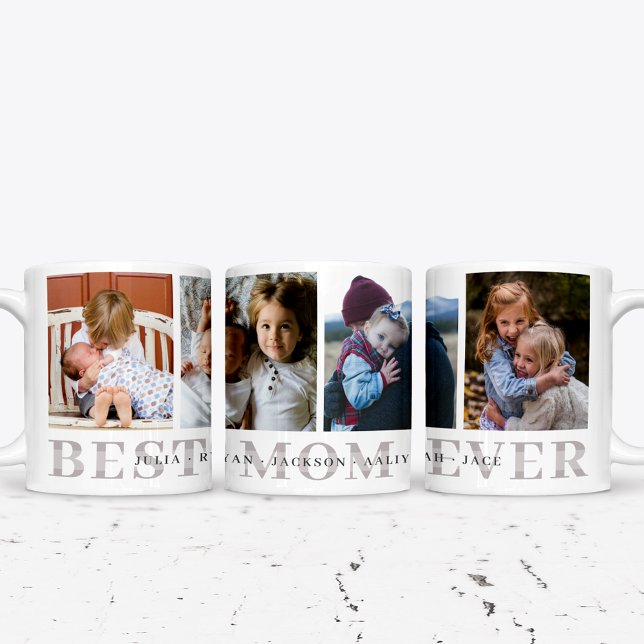 Meilleure Maman Jamais Personnalisé Photo Mug (Créateur téléchargé)