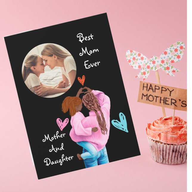 Meilleure Maman Jamais Photo Carte de voeux de la  (Créateur téléchargé)