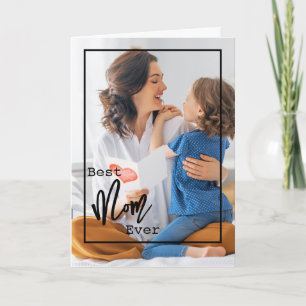 Meilleure maman jamais   Photo Carte Fête des Mère