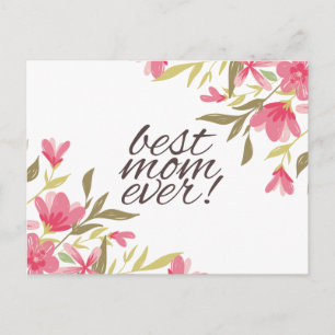 Meilleure Maman Jour des Mères   Carte postale