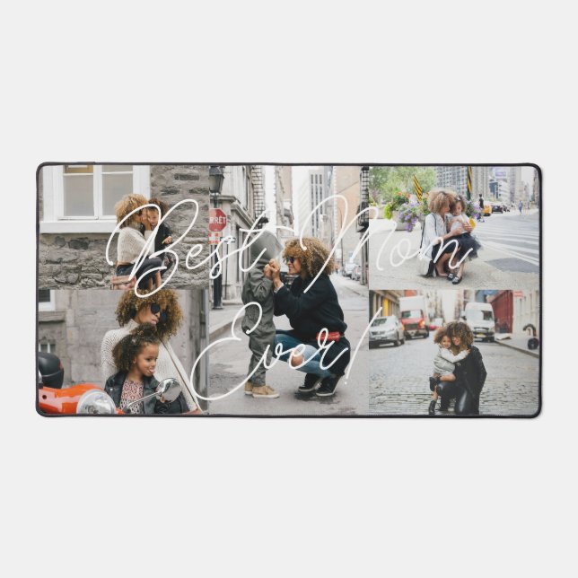 Meilleure maman Modern Cinq Photo Collage personna (Recto)